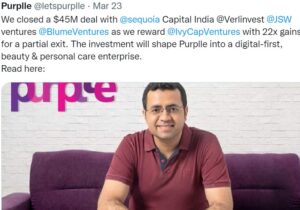 Purplle raises INR 555 Cr to invest in growth