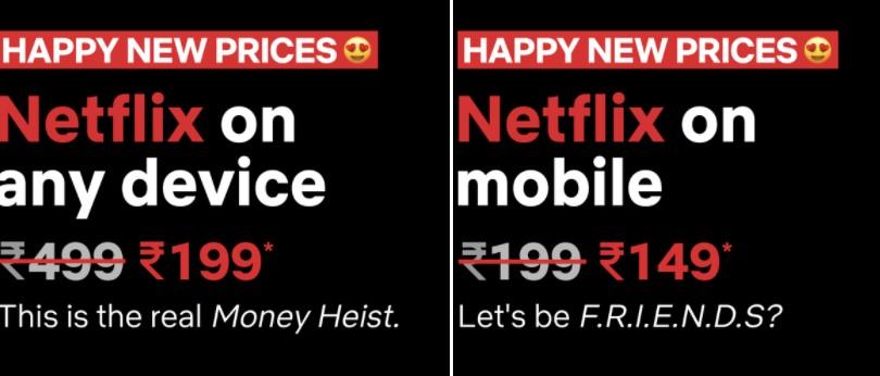 Netflix India New Subscription Plans