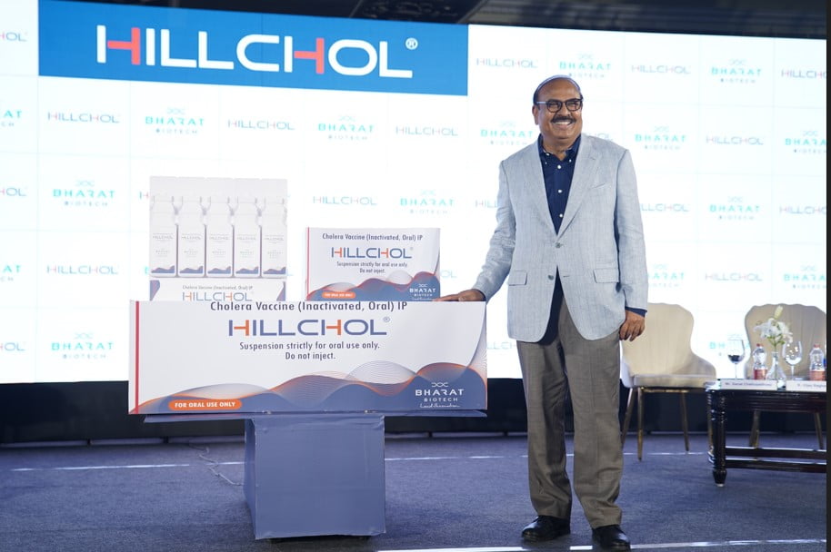 Dr Krishna Ella unveils HILLCHOL