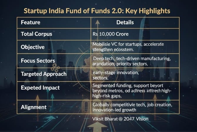 Startup India FoF 2.0 